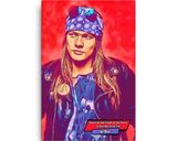 Axl Rose lifestyle mockup — Comic Strip Canvas