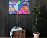Rafael Nadal lifestyle mockup — Comic Strip Canvas
