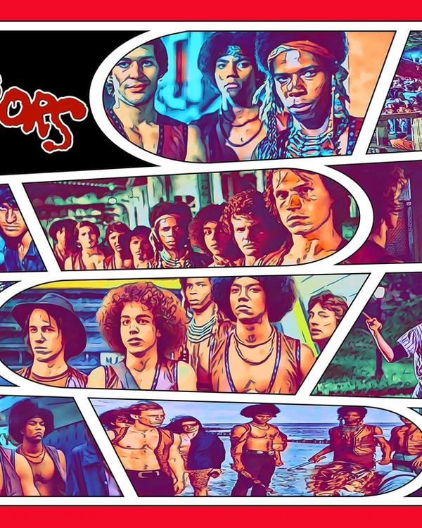 The Warriors — Comic Strip Canvas