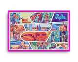 True Romance lifestyle mockup — Comic Strip Canvas