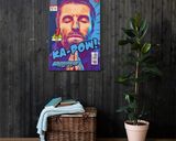 Liam Gallagher lifestyle mockup — Comic Strip Canvas