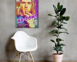 Kurt Cobain lifestyle mockup — Comic Strip Canvas