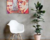 Fight Club lifestyle mockup — Comic Strip Canvas