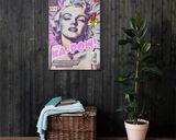 Marilyn Monroe lifestyle mockup — Comic Strip Canvas