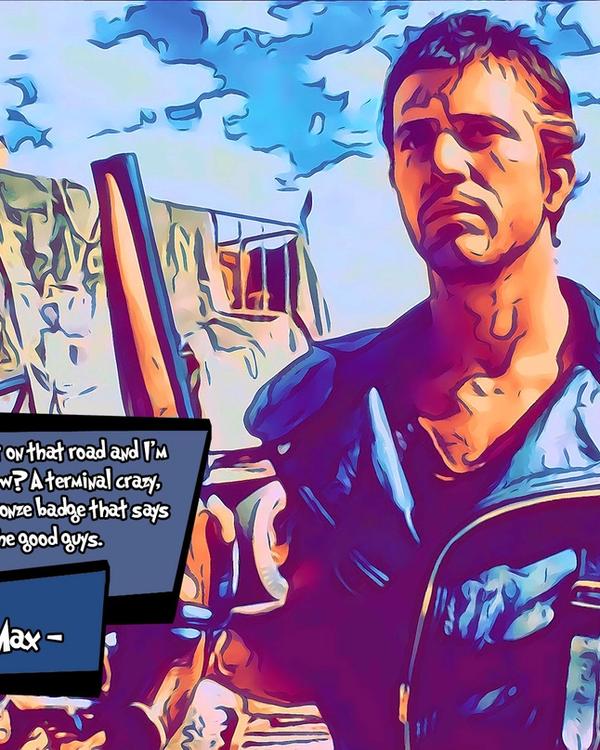 Mad Max — Comic Strip Canvas