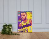 LeBron James lifestyle mockup — Comic Strip Canvas