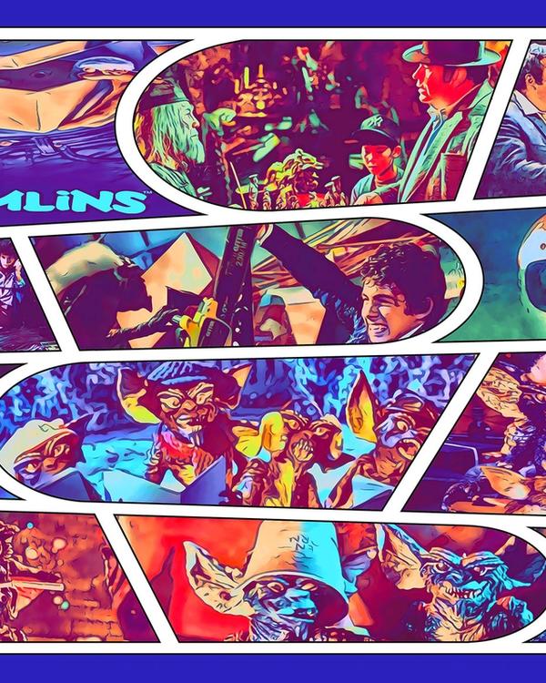 Gremlins — Comic Strip Canvas