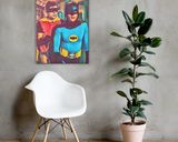 Batman&Robin lifestyle mockup — Comic Strip Canvas