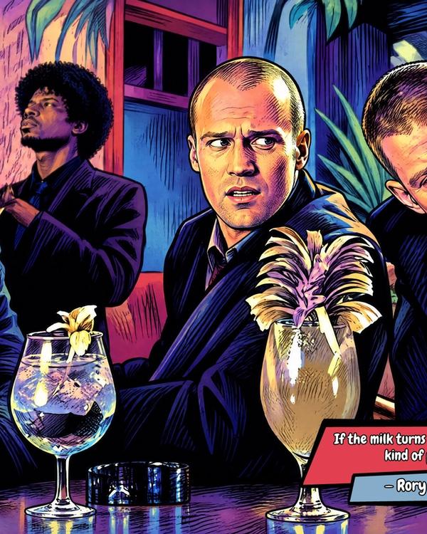 Lock Stock and Two Smoking Barrels — Comic Strip Canvas