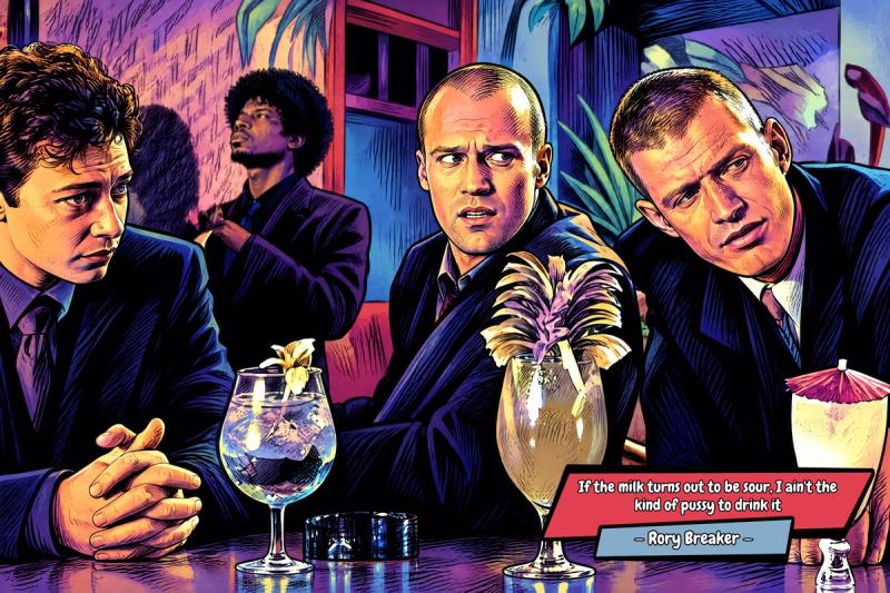 Lock Stock and Two Smoking Barrels — Comic Strip Canvas