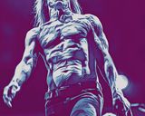Iggy Pop — Comic Strip Canvas