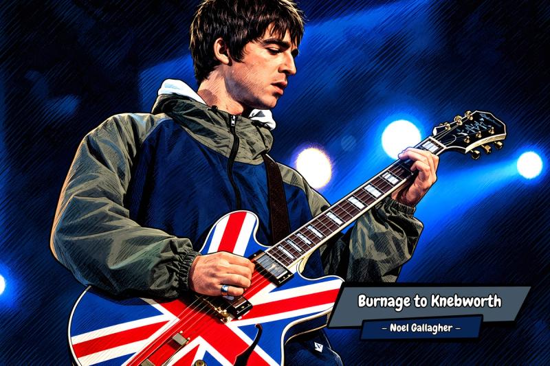 Noel Gallagher — Comic Strip Canvas