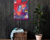Deadpool lifestyle mockup — Comic Strip Canvas
