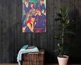 Duran Duran lifestyle mockup — Comic Strip Canvas