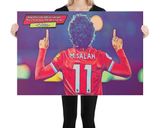 Mo Salah lifestyle mockup — Comic Strip Canvas