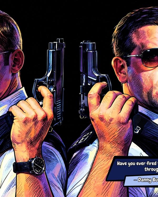 Hot Fuzz — Comic Strip Canvas
