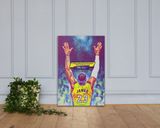 LeBron James lifestyle mockup — Comic Strip Canvas