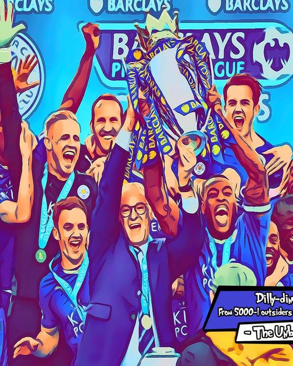 Leicester City FC — Comic Strip Canvas