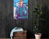 Top Gun lifestyle mockup — Comic Strip Canvas