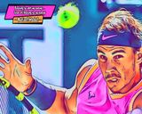 Rafael Nadal — Comic Strip Canvas