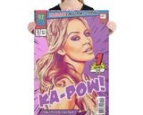 Kylie lifestyle mockup — Comic Strip Canvas