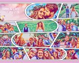 Personalised Comic Strips example — Comic Strip Canvas