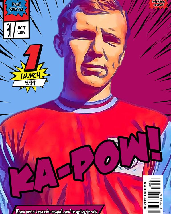 Bobby Moore — Comic Strip Canvas