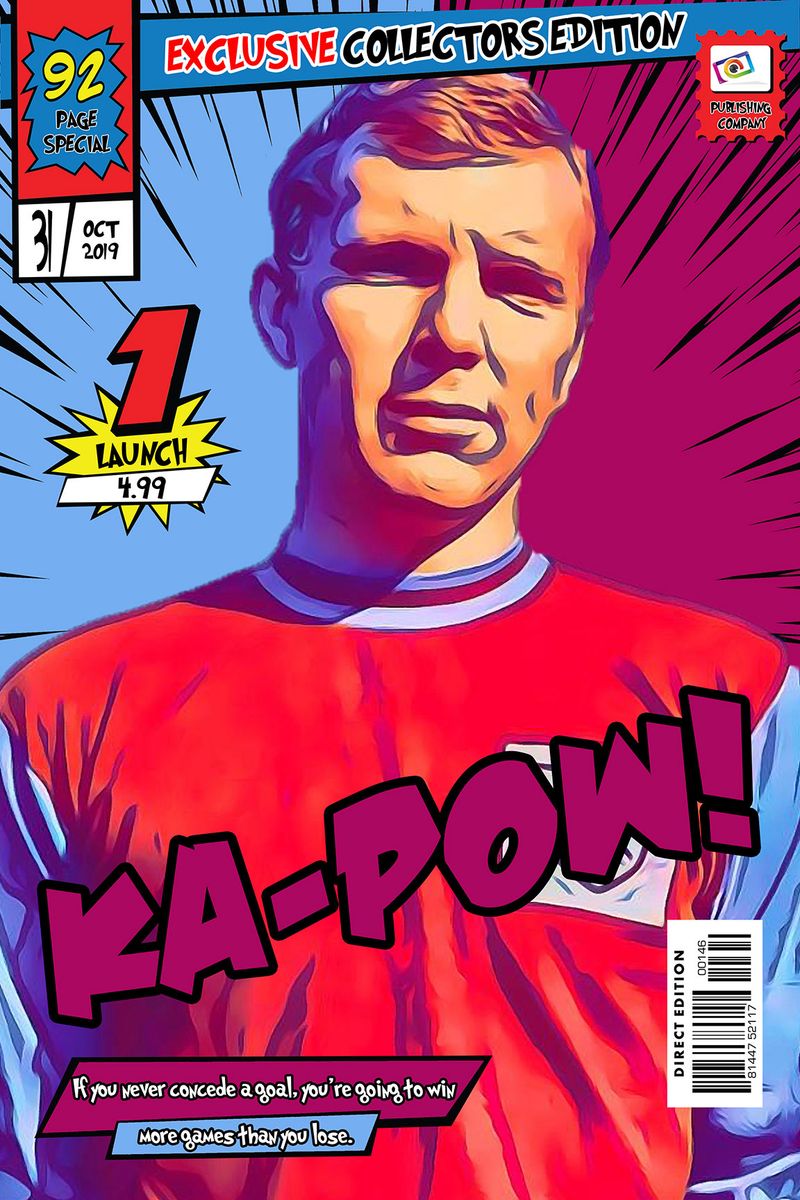 Bobby Moore — Comic Strip Canvas