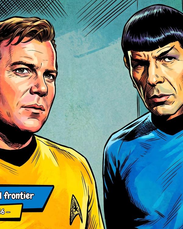 Star Trek — Comic Strip Canvas