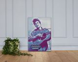 Bob Dylan lifestyle mockup — Comic Strip Canvas
