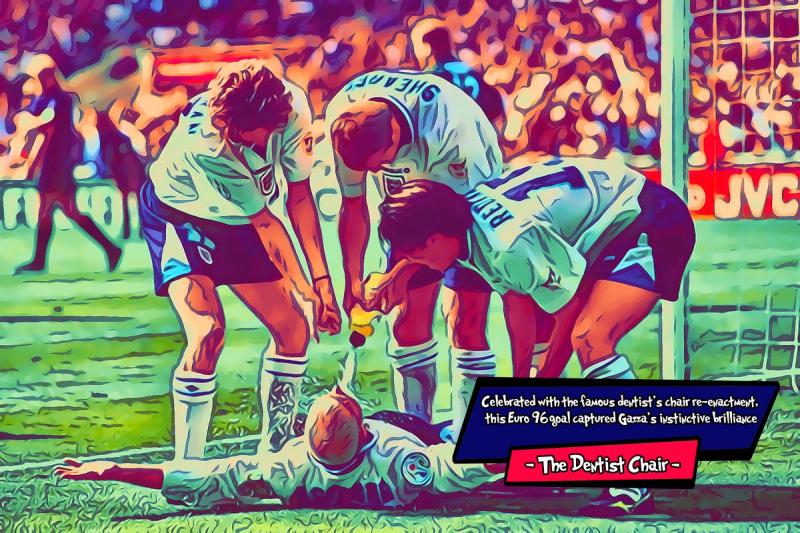 England Euro 96 — Comic Strip Canvas