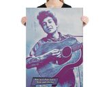 Bob Dylan lifestyle mockup — Comic Strip Canvas