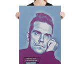 Robbie Williams lifestyle mockup — Comic Strip Canvas