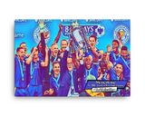 Leicester City FC lifestyle mockup — Comic Strip Canvas
