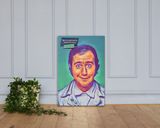 Andy Kaufman lifestyle mockup — Comic Strip Canvas