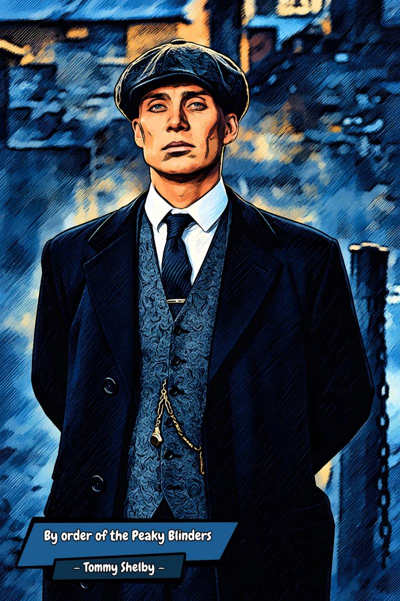 Peaky Blinders — Comic Strip Canvas