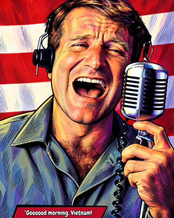 Good Morning Vietnam — Comic Strip Canvas