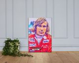 James Hunt lifestyle mockup — Comic Strip Canvas