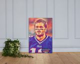 Tom Brady lifestyle mockup — Comic Strip Canvas