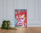 David Bowie lifestyle mockup — Comic Strip Canvas