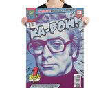 Michael Caine lifestyle mockup — Comic Strip Canvas