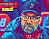 Jurgen Klopp — Comic Strip Canvas