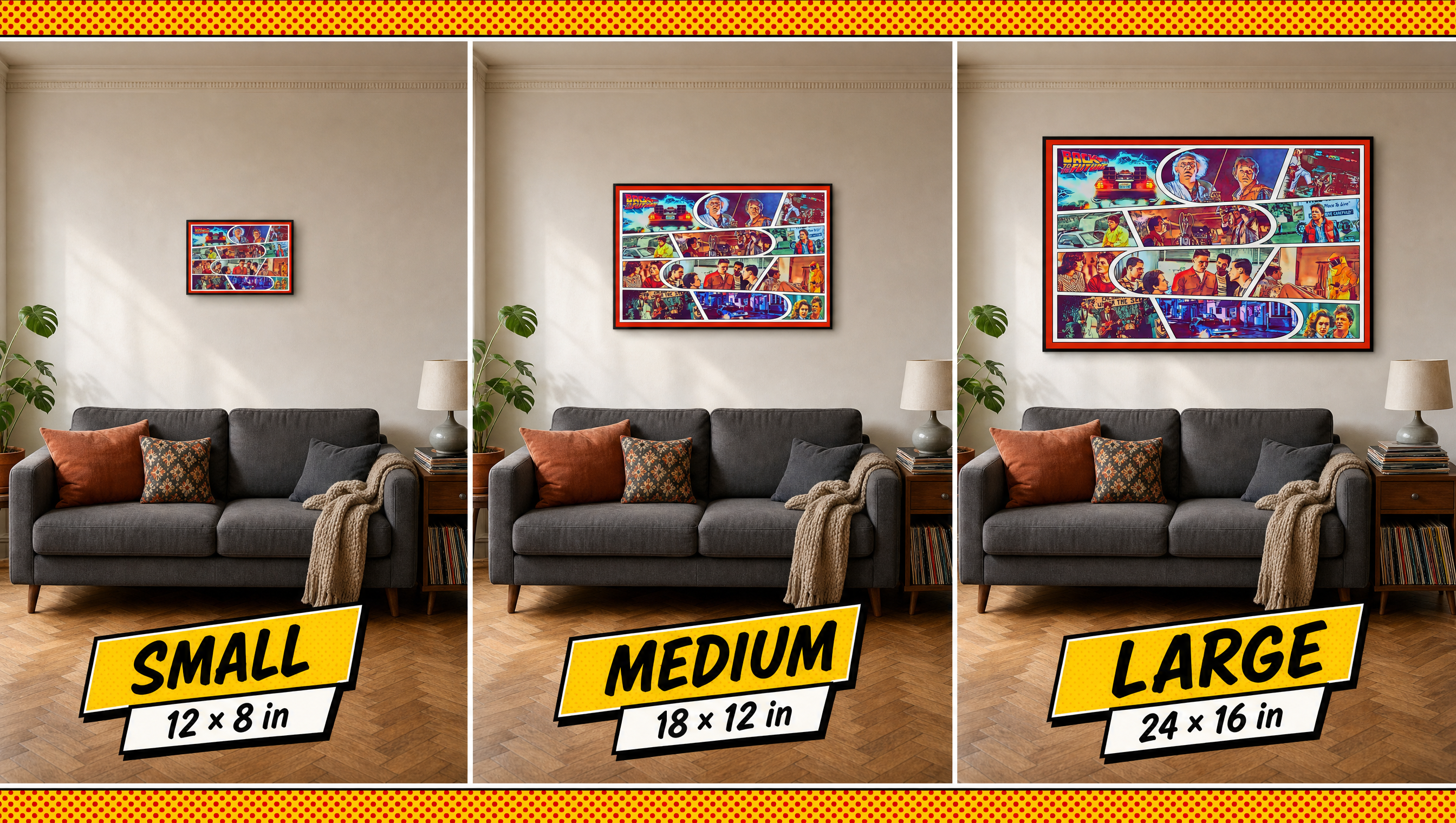 How to Choose the Right Size Canvas for Your Wall