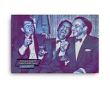 The Rat Pack lifestyle mockup — Comic Strip Canvas