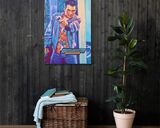 Clarence Worley lifestyle mockup — Comic Strip Canvas