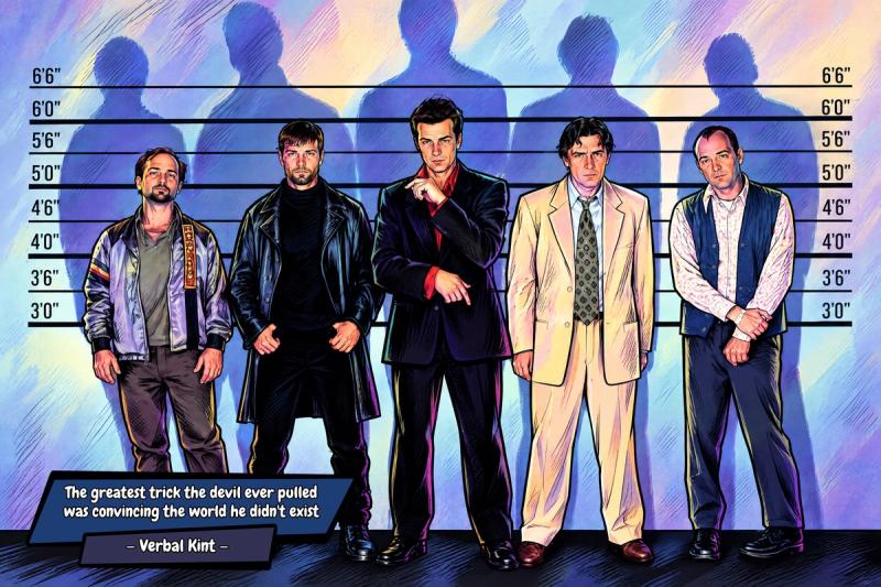 The Usual Suspects — Comic Strip Canvas