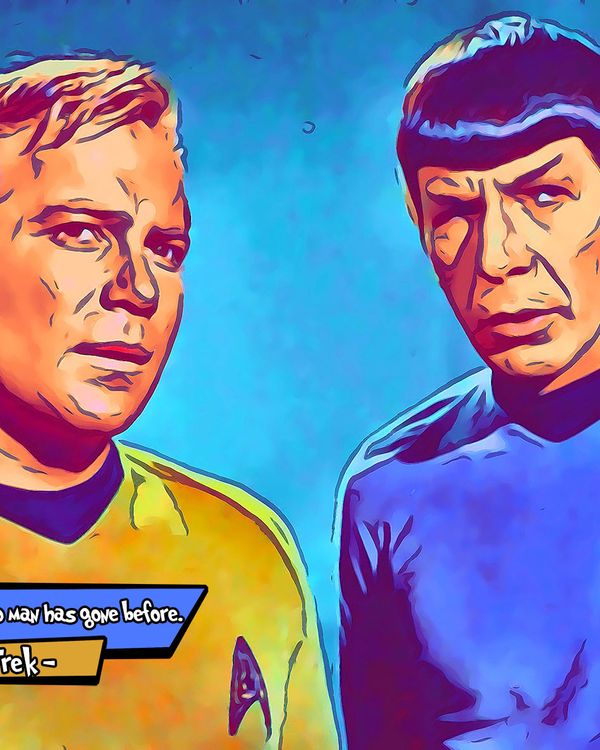 Star Trek — Comic Strip Canvas