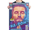 Liam Gallagher lifestyle mockup — Comic Strip Canvas