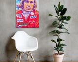 James Hunt lifestyle mockup — Comic Strip Canvas