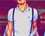 Pete Doherty — Comic Strip Canvas